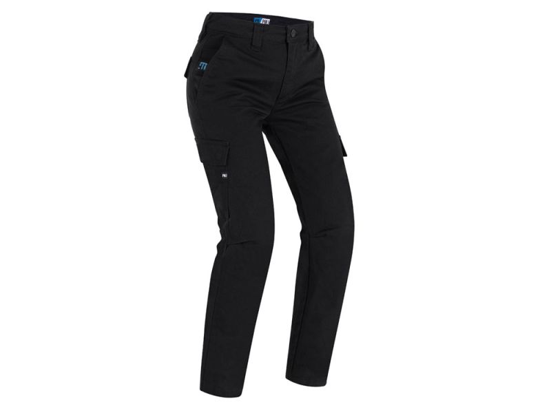 PMJ Electra Motorradjeans Damen (schwarz)