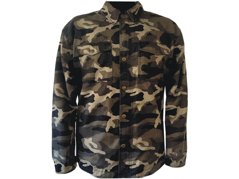 Camisa militar Bores Jack Army (camuflaje oscuro)