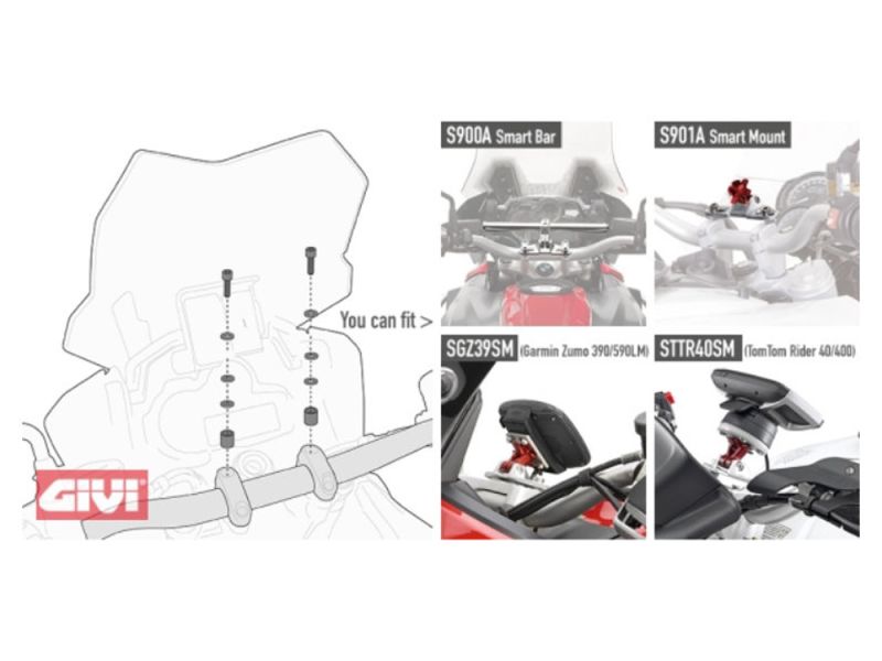 GIVI Kit adaptador Smart Bar para montaje