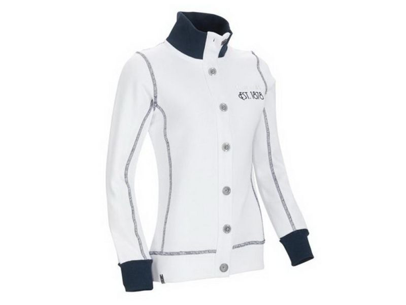 Kawasaki Sudadera 1878 Mujer (blanca)