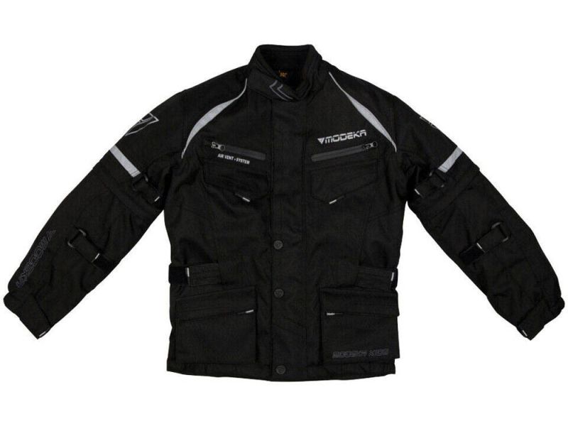 Chaqueta de moto Modeka Tourex II niños (negra)