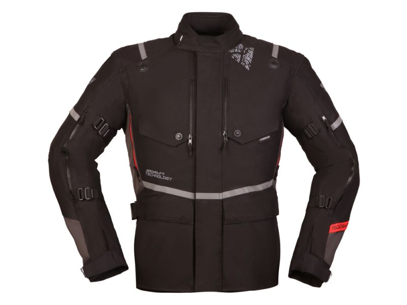 Modeka Trohn Motorradjacke Herren (schwarz/dunkelgrau)