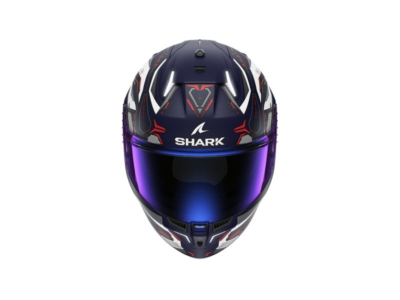 Shark SKWAL i3 Linik Integralhelm (blaumatt/weiß/rot)