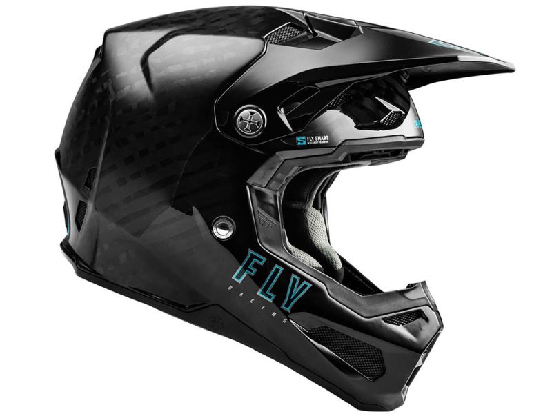 FLY Racing Formula S Carbon Crosshelm (schwarz)