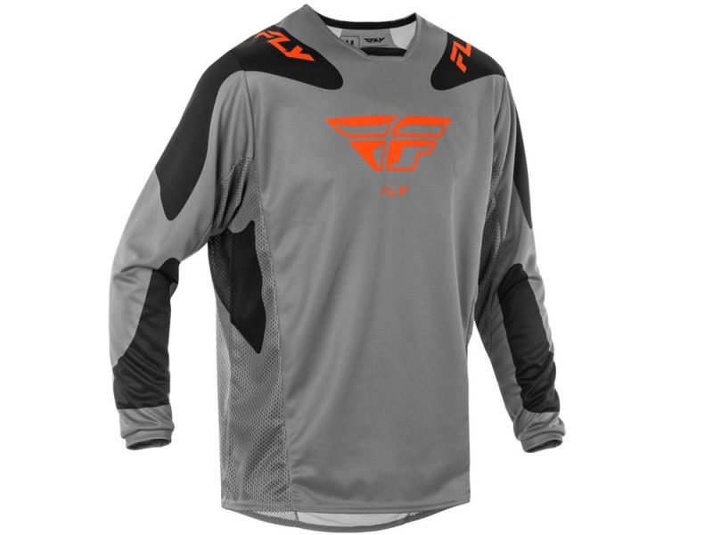 FLY Racing Kinetic SYM Cross Jersey (grau / orange / schwarz)