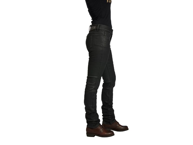 rokker rokkerTech Vaqueros de moto negros para señoras