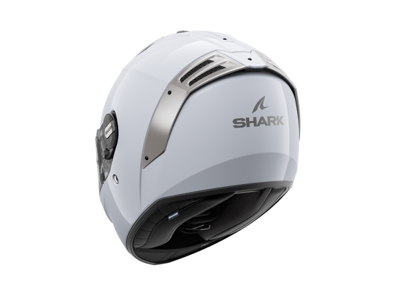 Casco integral Shark Spartan RS Blank (blanco / plata)
