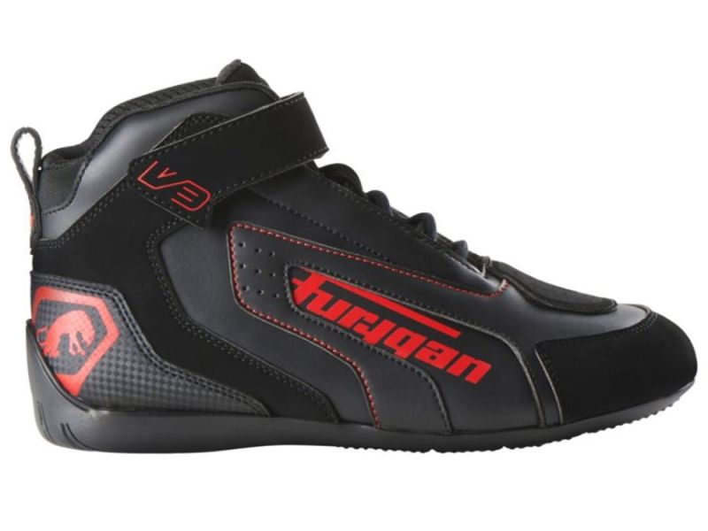 Furygan V3 Motorradschuhe (schwarz / rot)
