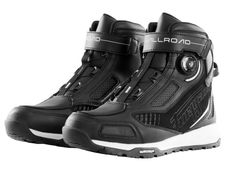 Furygan Allroad D3O Motorradschuhe (schwarz / weiß)
