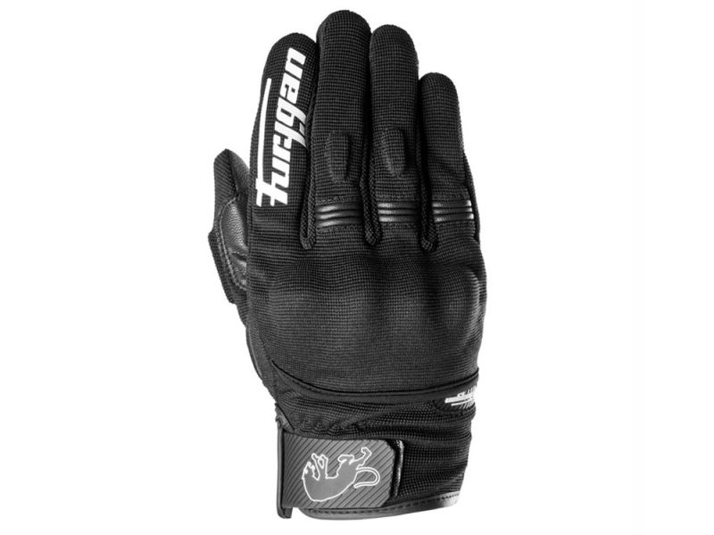 Furygan Jet D3O Evo Motorradhandschuhe (schwarz / weiß)