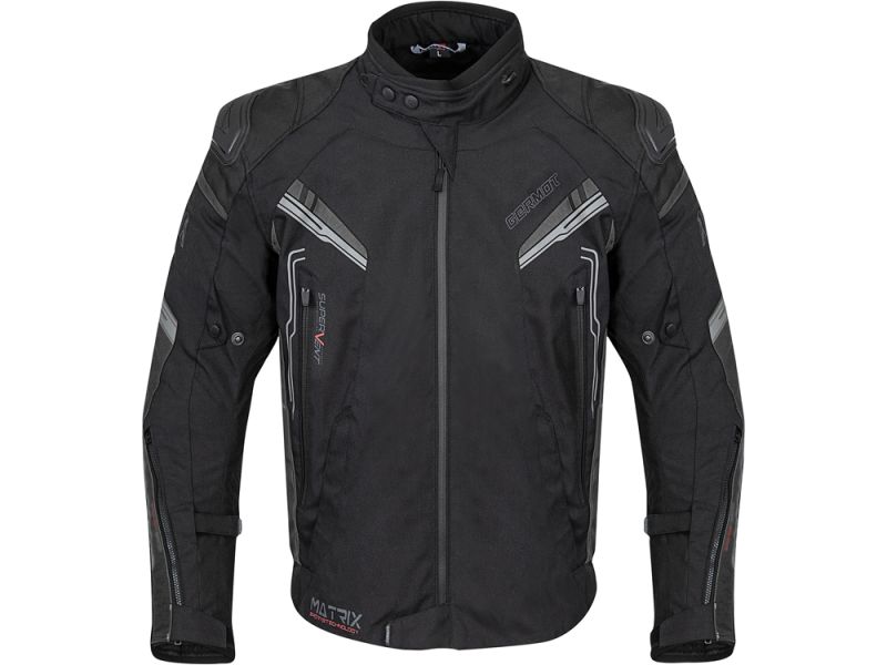 Chaqueta de moto Germot Matrix (negra)