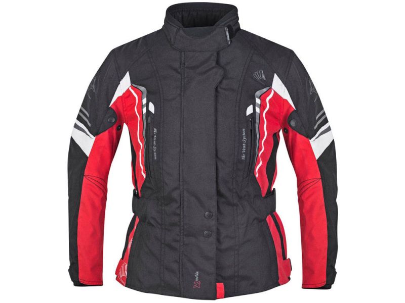 Chaqueta de moto Germot Xantia Pro para señoras (negra)