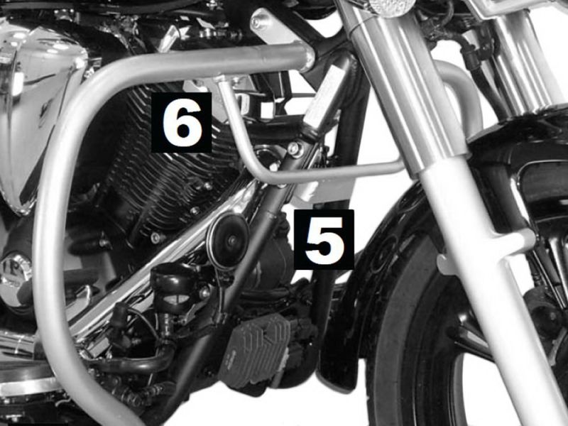 Hepco & Becker Crash bar Yamaha XVS 950 A Midnight Star (cromado)