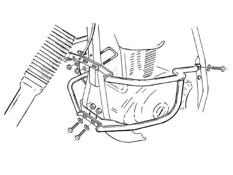 Hepco & Becker Barra de protección Suzuki DR 650 R Dakar (1989-1991)