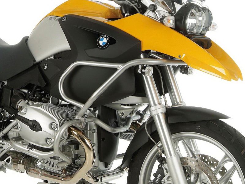 Hepco & Becker Barra de choque BMW R1200GS (2004-2007 plata)
