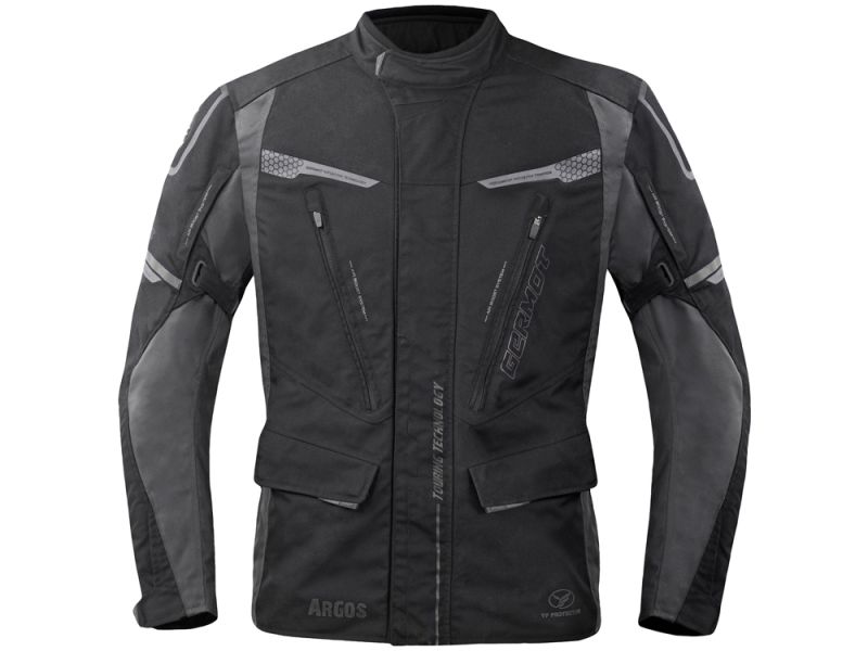 Chaqueta de moto Germot Argos (negro / antracita)