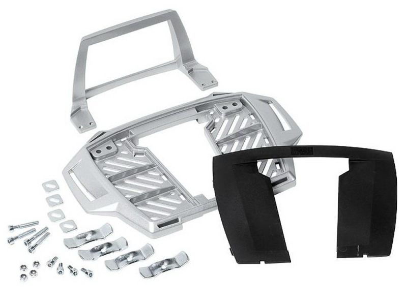 Hepco & Becker Parrilla universal de aluminio (plateada)