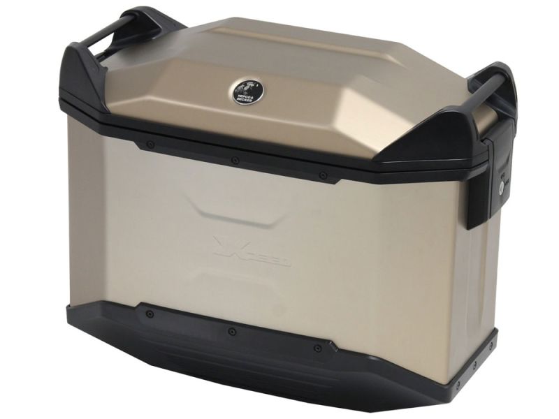 Hepco & Becker Maleta lateral para moto XCEED 38 (titanio / derecha)