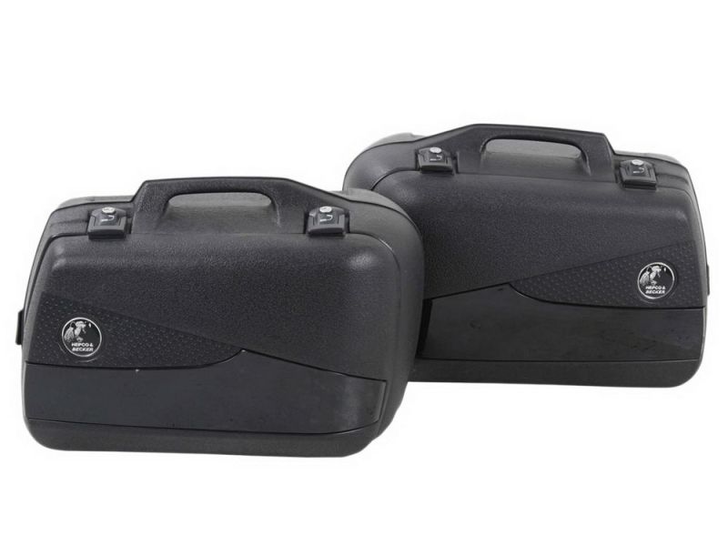 Hepco & Becker Juego de maletas laterales para moto Junior Flash 30 (negro)