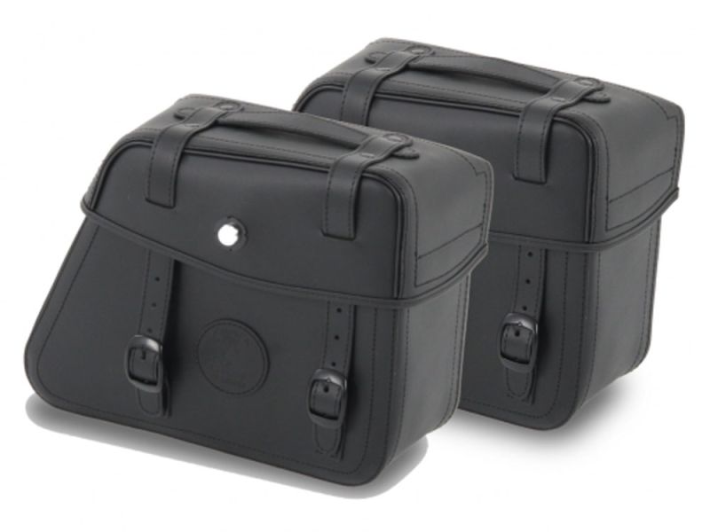 Hepco & Becker Juego de alforjas para moto Rugged C-Bow (negro)