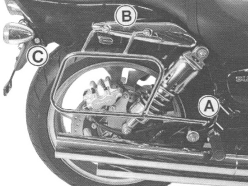 Hepco & Becker Soporte alforjas Suzuki M 1600 Intruder / VZ 1600 Marauder