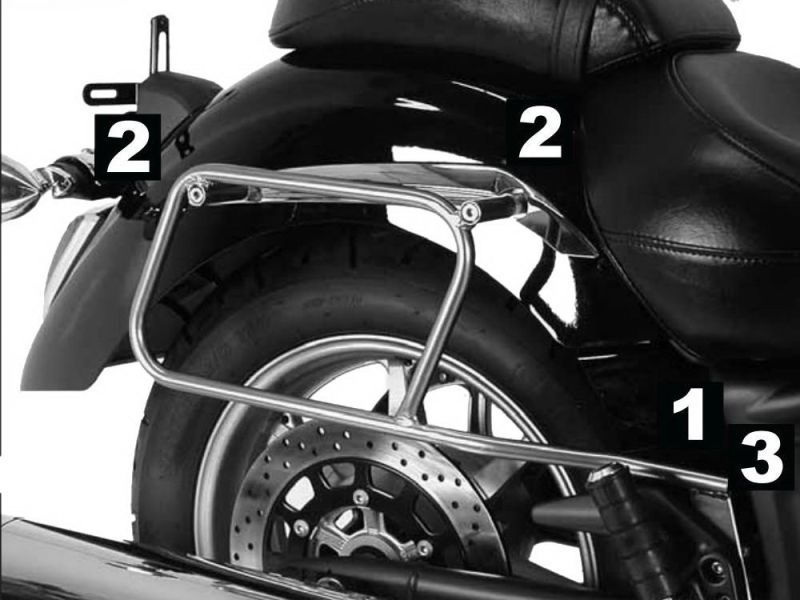 Hepco & Becker Soporte alforjas Yamaha XVS 1300 Midnight Star