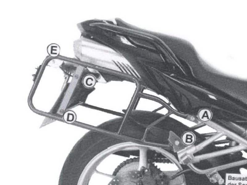 Hepco & Becker Portaequipajes Yamaha FZ 6 / Fazer (2004-2006 negro)