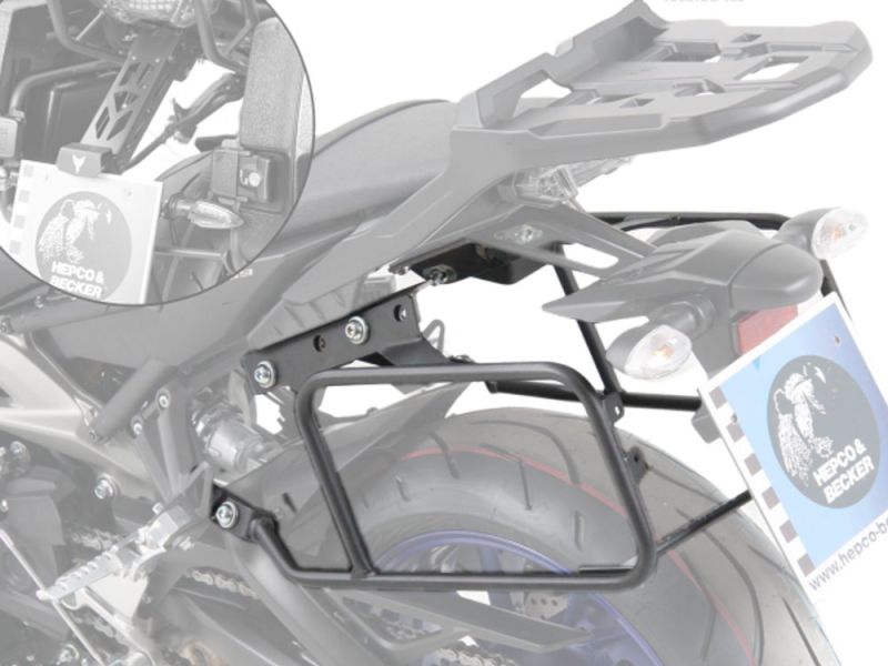 Hepco & Becker Portaequipajes Lock-it Yamaha MT-09 (2013-2015 antracita) para puente OE