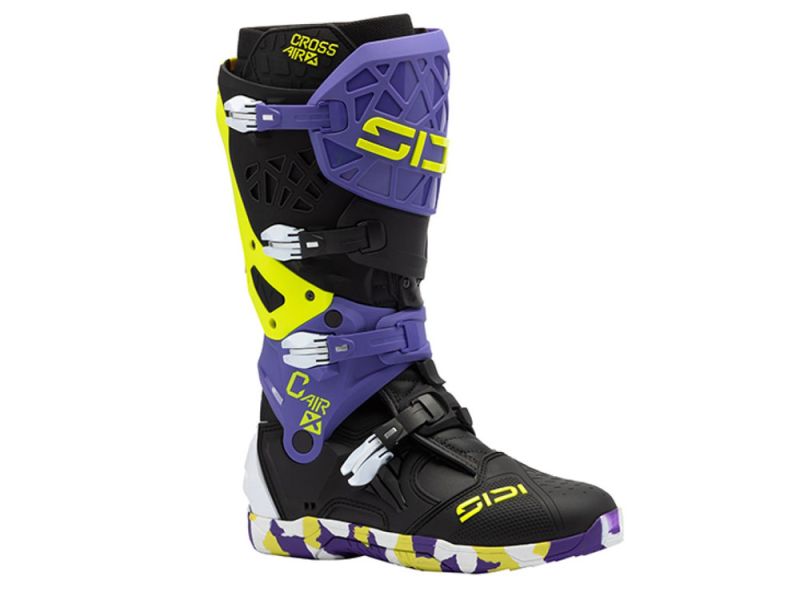 Sidi Crossair X Motorradstiefel (schwarz / lila)