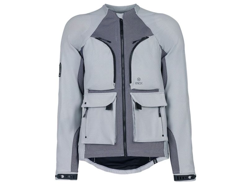 KnoxTor Protektorenjacke Herren (hellgrau)