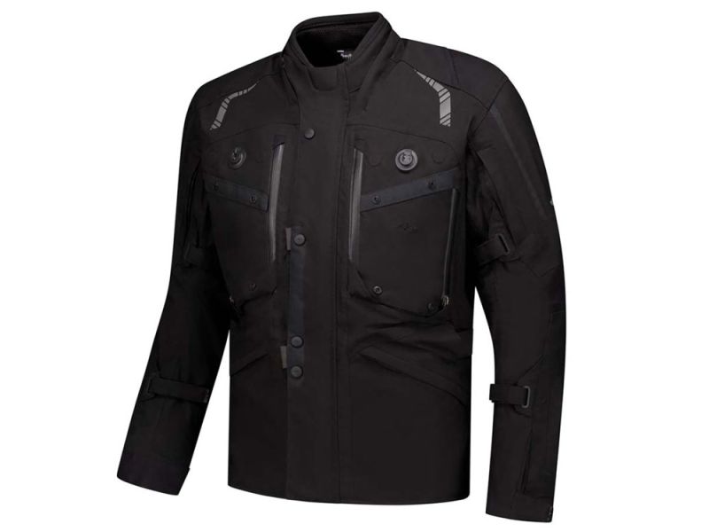 Rusty Stitches Kane Motorradjacke Herren (schwarz)
