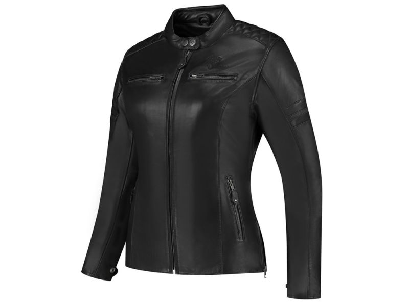 Rusty Stitches Super Joyce V2 Motorradjacke Damen (schwarz)