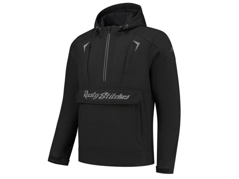 Rusty Stitches Orlando Motorradjacke Herren (schwarz)