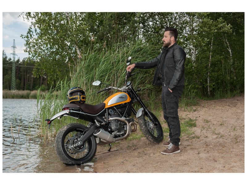 Trilobite Acid Scrambler Jeans & Leather Motorcycle Jacket