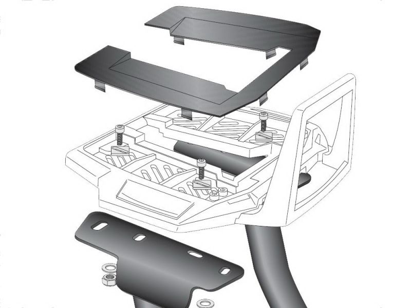 Hepco & Becker Alu Rack Yamaha FZ 6 Fazer S2
