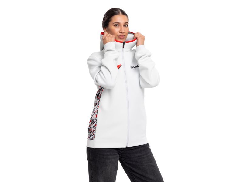 Yamaha 70th. Anniversary Hoodie (Weiß/Rot)