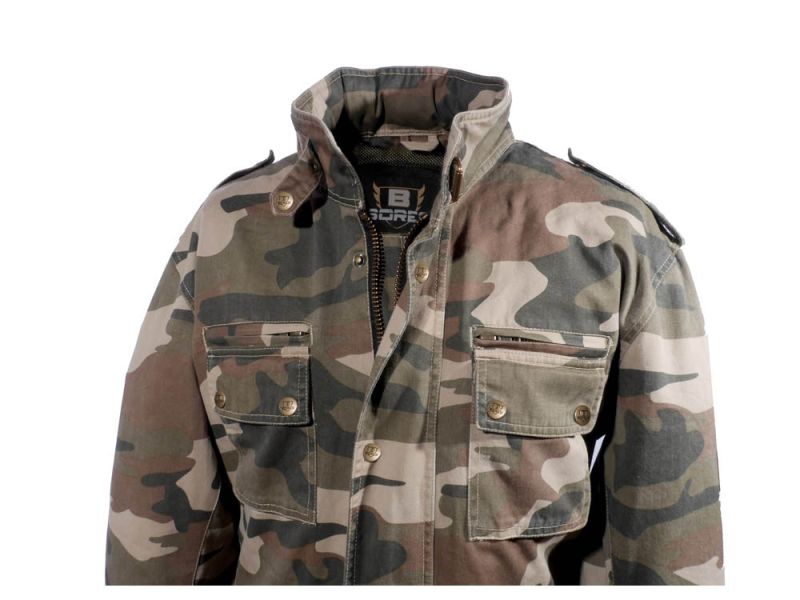 Chaqueta militar de moto Bores B-69 (marrón)
