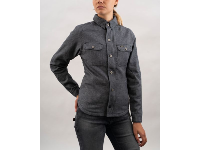 rokker Boston Rider Shirt Ladies (gris)