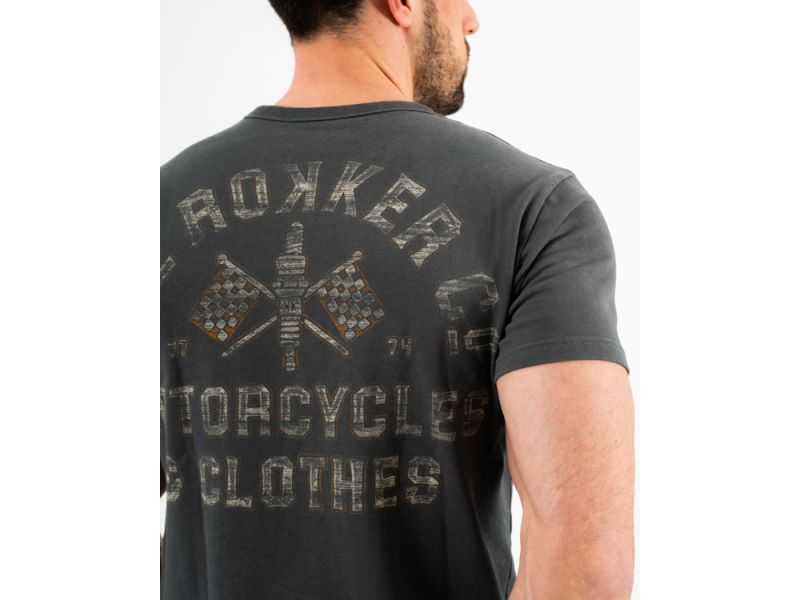 rokker Motorcycles & Co. Camiseta (gris)