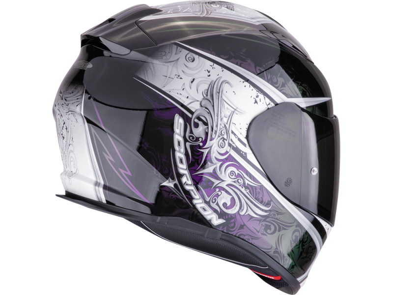 Scorpion EXO-491 Run Motorradhelm (Schwarz/Chamäleon)