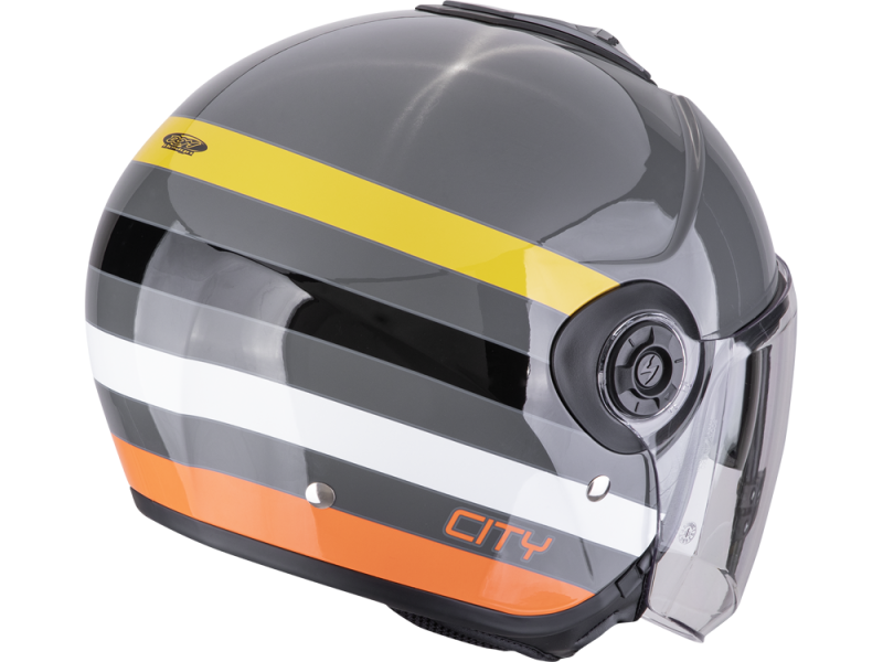 Scorpion EXO-City II Bee Motorrodhelm (Grau/Gelb/Schwarz)