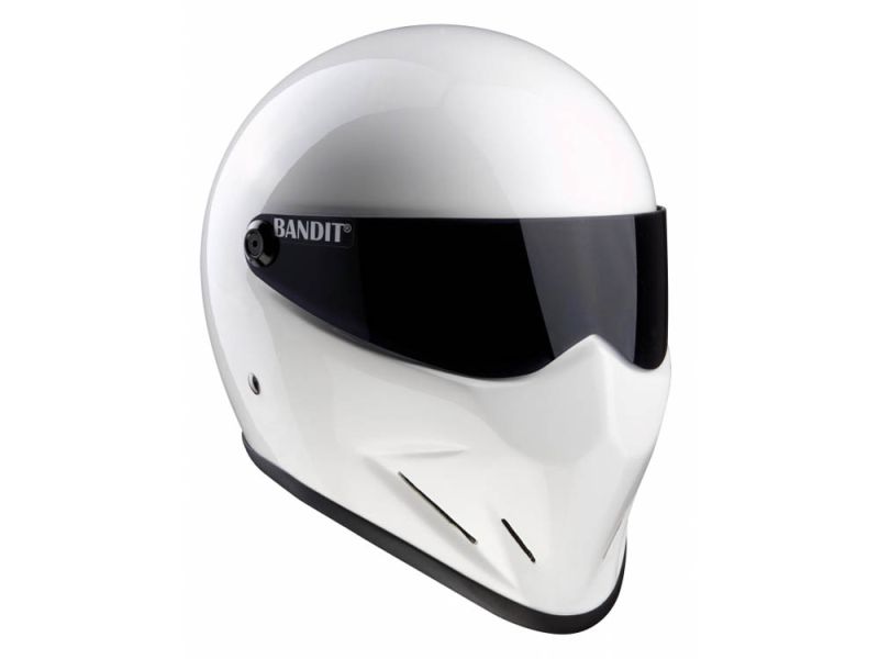 Casco de moto Bandit Crystal (sin ECE | blanco)