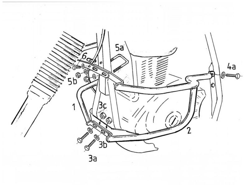 Hepco & Becker Crash bar Suzuki DR 650 R (1992-1994 negro)