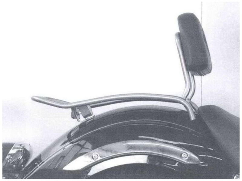 Hepco & Becker Solorack con respaldo Yamaha XVS 125 / 250 DragStar (2001-2004)