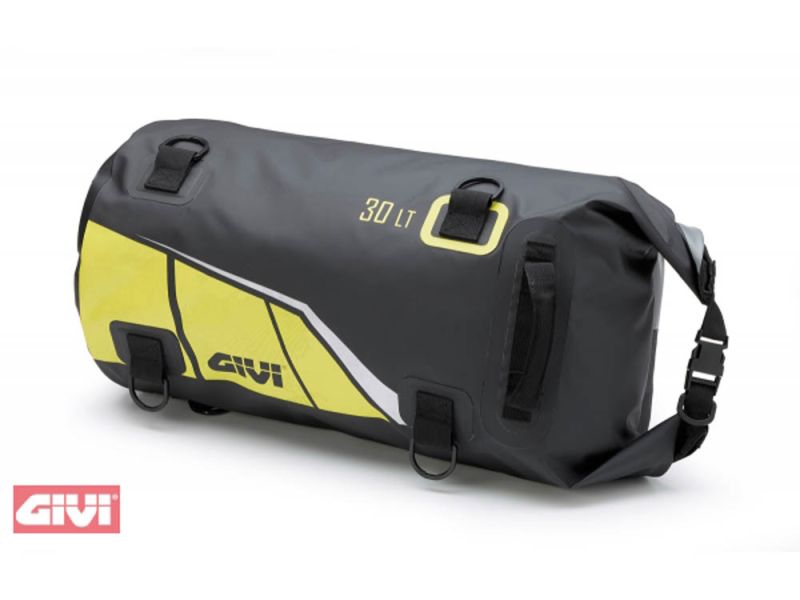 GIVI Rollo de equipaje Easy Bag WaterpROOF (30 litros / negro / amarillo)