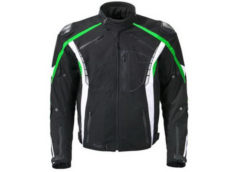 Germot Chaqueta moto Eagle hombre (negro / verde)