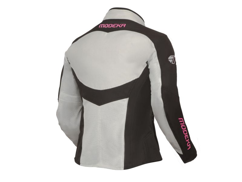 Modeka Emma Air Motorradjacke Damen (hellgrau/schwarz)