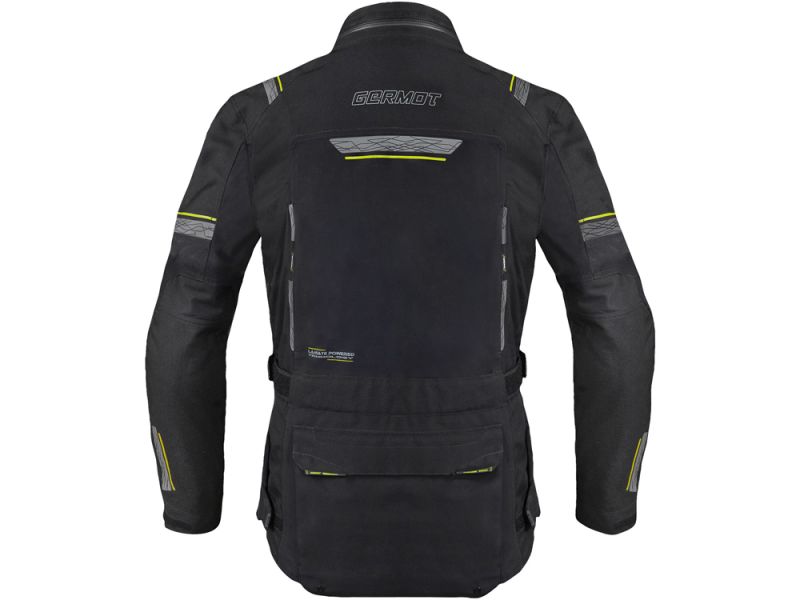 Germot Amaruq Motorradjacke Herren (Schwarz/Gelb)