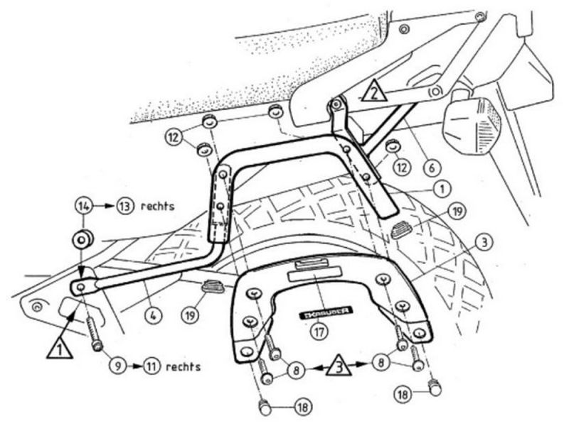 Krauser Portaequipajes Honda VFR 800 (2002-)