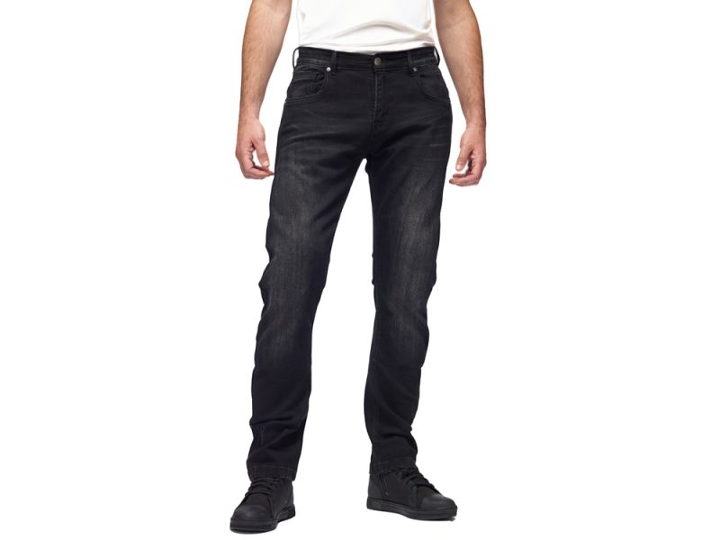 Modeka Jaydn Motorradjeans Kurzgröße (Schwarz)